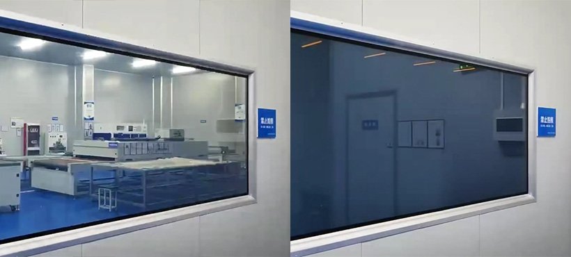 Factory Workshop Glass Viewable Window